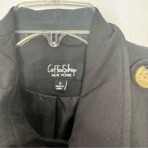 CoffeeShop double breasted coat size small - Picture 3 of 5
